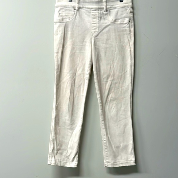 Spanx Jean-ish Leggings White Size Medium stretch Skinny comfy - Picture 1 of 8